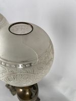 Paire de lampes à pétrole en laiton en forme d'amphore à deu… (photo 2)
