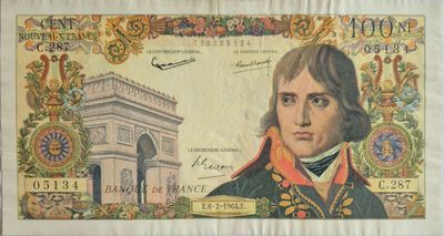100 NF Bonaparte 6/2/1964, TTB+