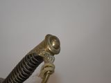a close up of a hose attached to a wall