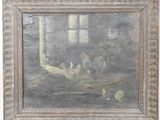 an image of a painting of a boat in the water