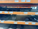 a lot of shelves that have different kinds of items on them