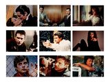 many pictures of a man and a woman in a collage of pictures
