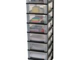 an image of a stack of plastic drawers