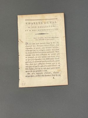 1 document révolutionnaire concernant le département de l'Il…