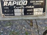 a close up of a sign on the back of a motorcycle