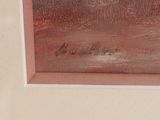 a picture of a painting on the wall of a room