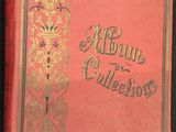 un vieux livre rouge orné d'inscriptions dorées, posé sur une table