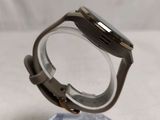 a close up of a smart watch on a stand