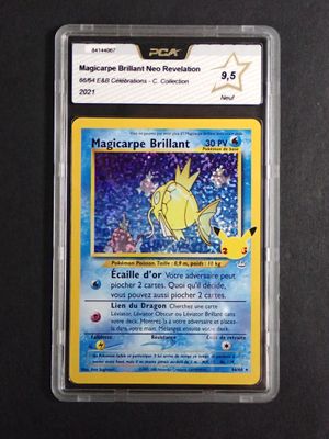 a close up of a card with a pokemon character on it