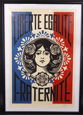l'image d'une affiche avec un visage de femme
