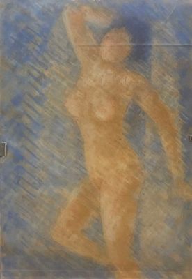 Fernand ELIE (1906-1992), attribué à Femme nue en mouvement