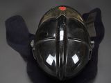 a helmet that is sitting on top of a table