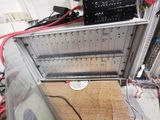 many wires and wires are connected to a metal box