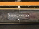 a close up of a metal box with a label on it