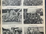 an old book with a bunch of pictures of people in military uniforms