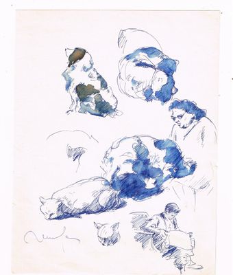 Raymond RENEFER (1879-1957, peintre, illustrateur et graveur…