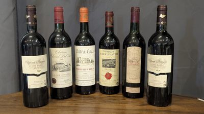 lot de 6 bouteilles dont 2 bouteilles CHÂTEAU PERAYNE CUVEE …