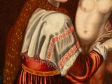 an image of a painting of a woman holding a child