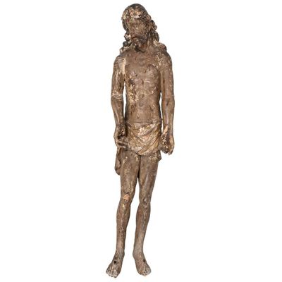 une image représentant une statue en bronze d'un homme barbu