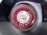 a close up of a bottle of wine with a label on it