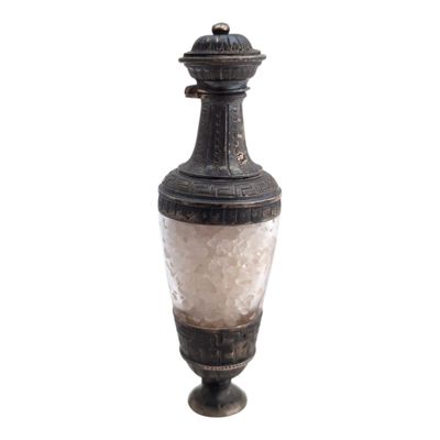 a vase that is sitting on top of a table