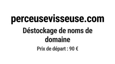 Nom de domaine perceusevisseuse.
