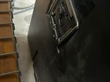 a small safe box in the corner of a room