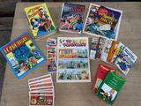 many children ' s books that are on a table