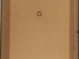 a painting of a square frame with a circle in the middle