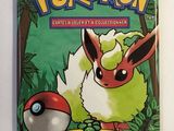 a close up of a bag of pokemon trading cards on a table