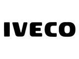 une image représentant un logo en noir et blanc sur lequel figure le mot « Iveco »