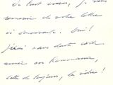 gros plan d'une lettre écrite à la main sur un morceau de papier