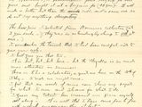a handwritten letter from the mayor of tokyo to his wife