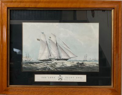 Marine, « The LEDA Yacht R.W.Y.C. » d’après Thomas DUTTON.