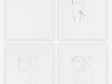 « Personne », « quatre dessins représentant un homme et une femme », 1970