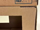 two boxes that are stacked on top of each other