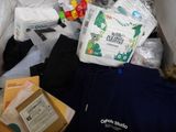 a box full of items that are sitting on the floor