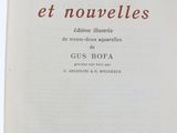 the front cover of a book with the title of the novel contes et nouvelles