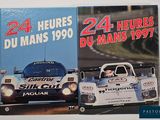 two racing cars on the cover of a magazine