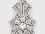 an art deco diamond star pendant