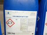 two blue barrels of untybo on the floor