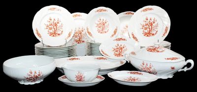 SINGER à Limoges - Partie de SERVICE DE TABLE en porcelaine …