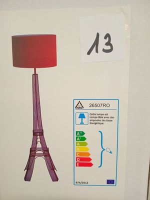 @@@ 1 lampadaire rouge 26507RO - NEUF EN CARTON - VENDU SUR …