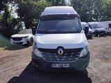 a white van that is parked in a lot