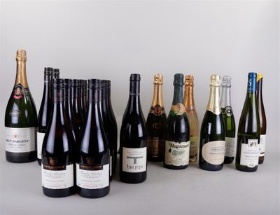 a group of bottles of wine sitting on top of a table