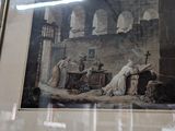 a picture of a painting on the wall of a building