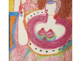 painting of a woman with a bowl of fruit in her hand