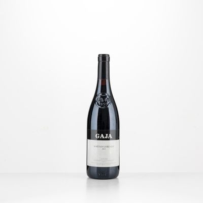 a bottle of wine that is sitting on a table