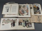 de nombreux livres ouverts sur lesquels figurent des photos de personnes