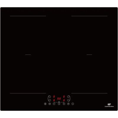 an image of a black induction cooktop on a white background
